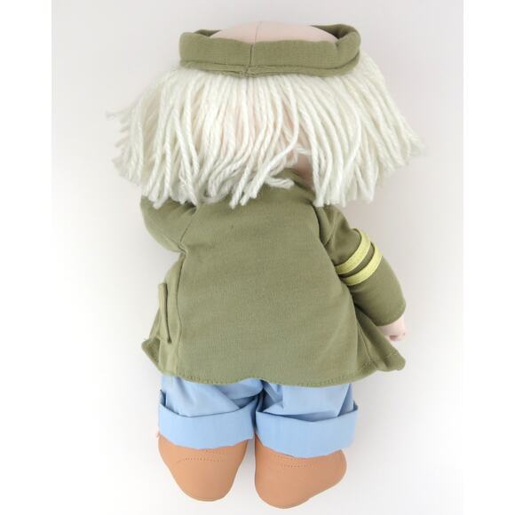 1984 Bumpkin Bunkies Gramps Plush Doll by Fabrizio w/ Stand George Good 12" - Picture 11 of 12